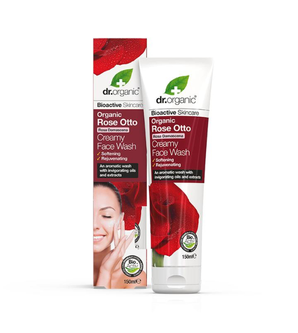 Dr Organic Rose Creamy Face Wash 150ml